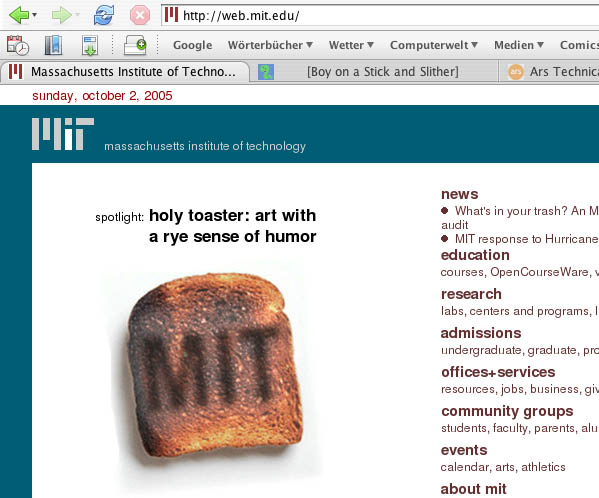 [MIT Toast]
