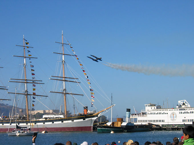 [Blue Angels and Balclutha]