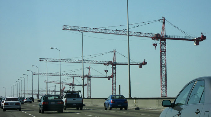 [Bay Bridge Cranes]